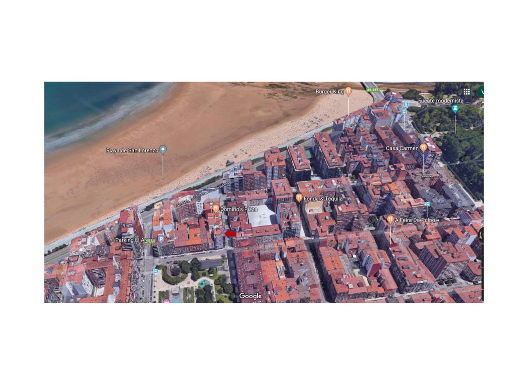 Playa San Lorenzo A 100 M De Playa Appartement *